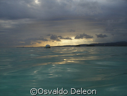 RELAXING SUNSET AT CARACOLES  CAY LAJAS PR by Osvaldo Deleon 